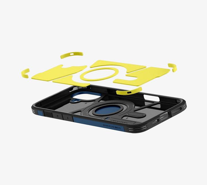 Actual product image Spigen Tough Armor MAG iPhone 16 MagSafe navy blue ACS08217 (Apple iPhone 16)