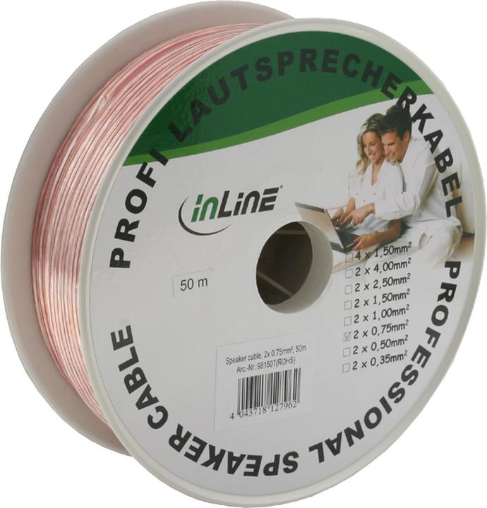 Productafbeelding InLine Luidsprekerkabel (50 m, 0.75 mm²)