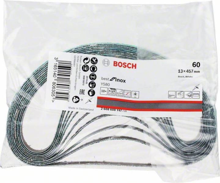 Produktbild Bosch Professional Zubehör PRO Y580 Schleifband, 13 x 457 mm, G60 (60)