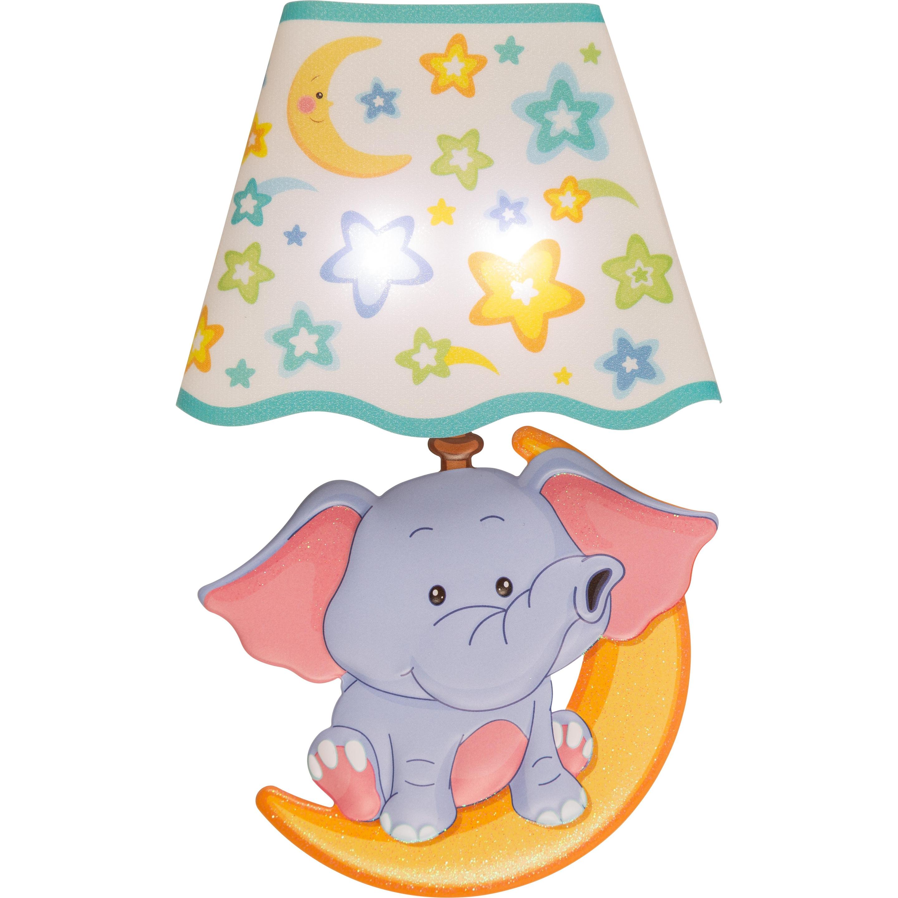 Idena, Wandtattoo, Wandsticker Lampe Elefant, 21x13cm, LED (21 x 13 cm)