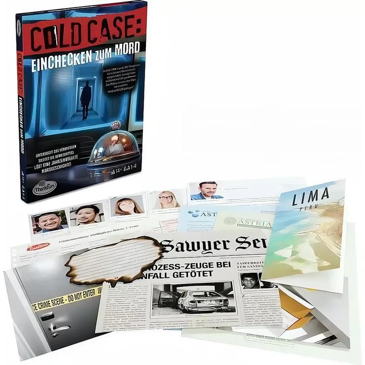 Actual product image Thinkfun Cold Case: Einchecken zum Mord (German, 1 - 4 Players)