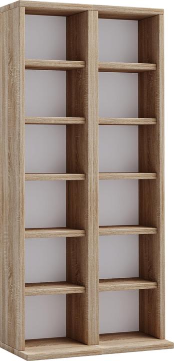 Actual product image VCM Wood CD DVD Stand Shelf Milano (42 x 20 x 92 cm)