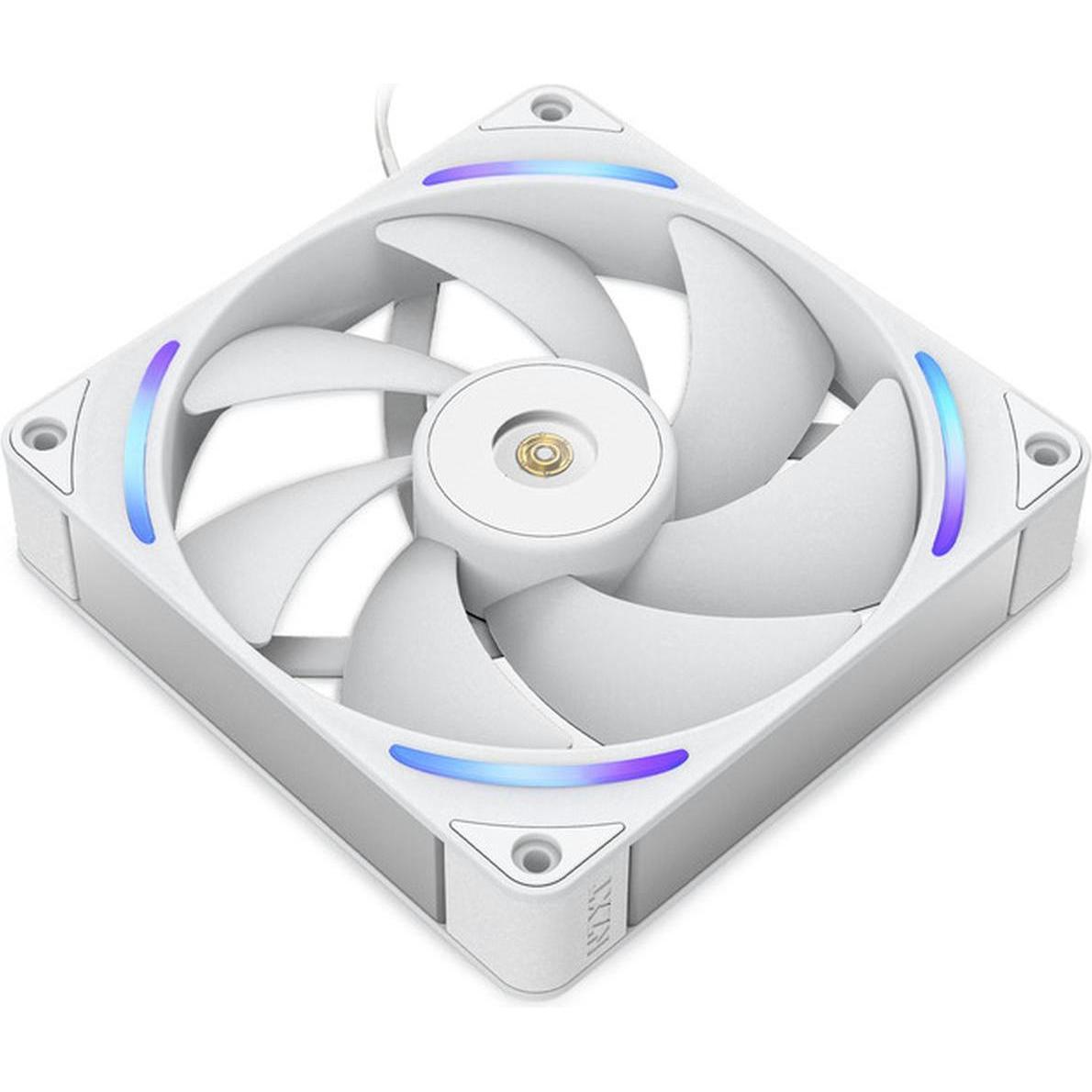 NZXT F140X Performance RGB White (140 mm, 1 x), PC Lüfter, Weiss