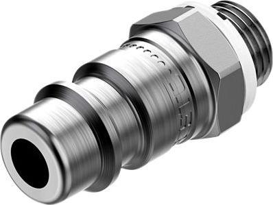 Actual product image Festo Quick coupling plug, G-1/8″, brass (Pipe coupling)