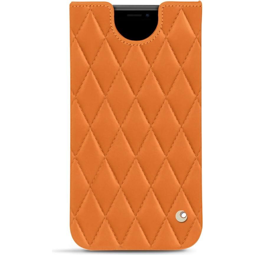Noreve Lederschutzhülle (Apple iPhone 11), Smartphone Hülle, Orange