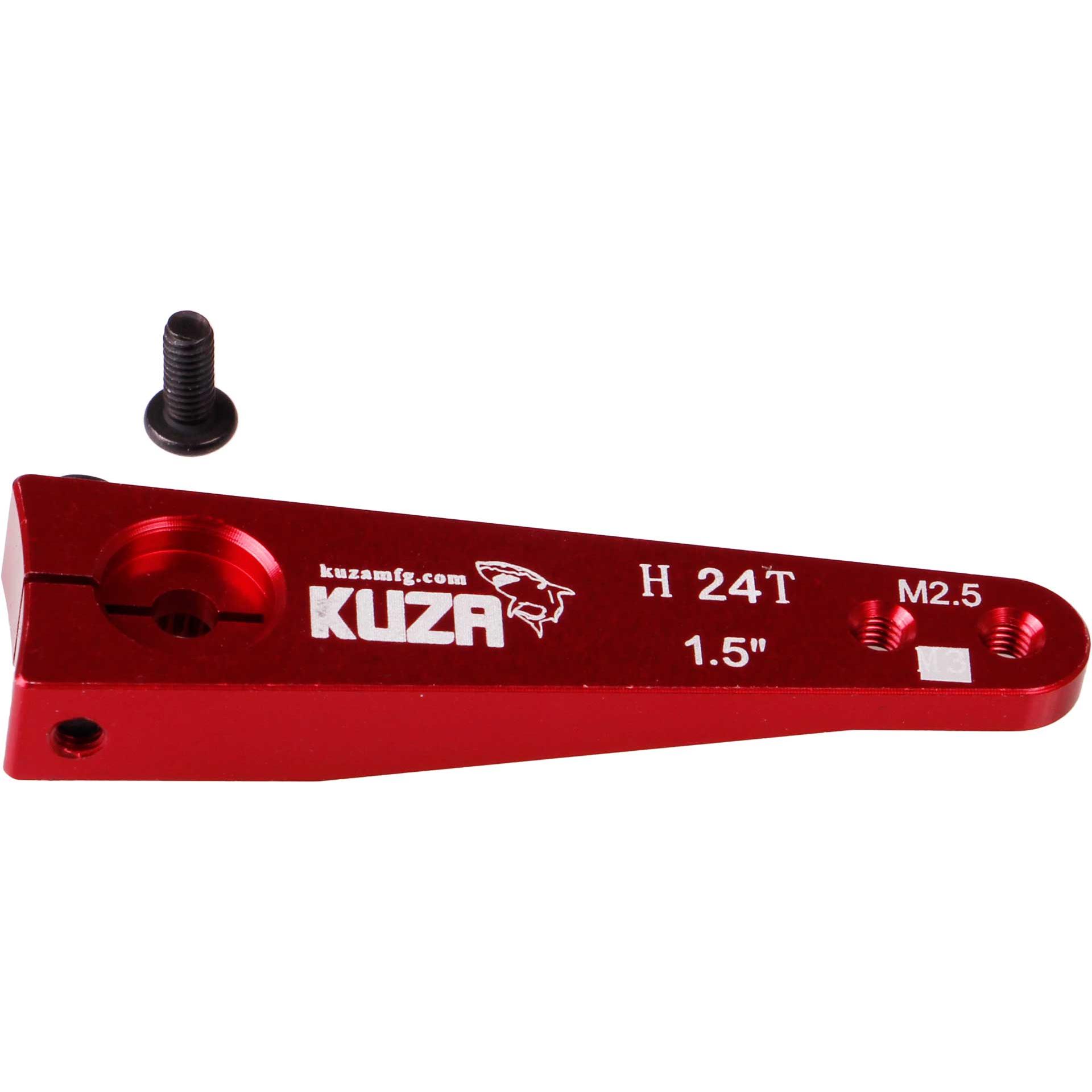 Kuza servohebel 1-arm hitec 24t 38/32mm 1.5" m2,5 heavy duty v2 aluminium