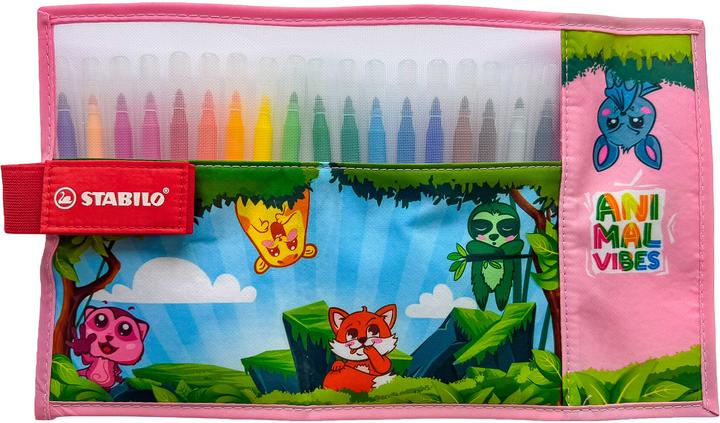 Actual product image STABILO Rollerset Power Animal V. (18x)