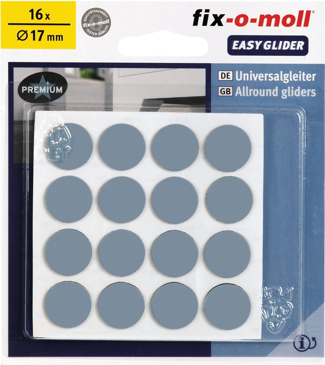 Actual product image Fix-o-moll Fix Easy Glider (Universal glider, 16 Piece)