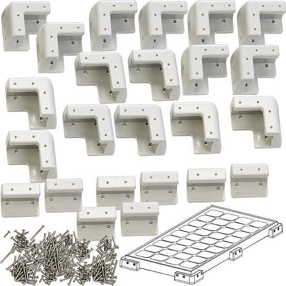 Actual product image Revolt Four no-drill mounting kits for solar panels (Solar system mounting material)