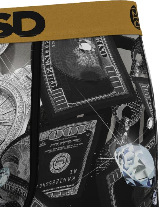 Produktbild PSD Boxershorts SILVER BANDS Unterhosen (M, Einzelpack)