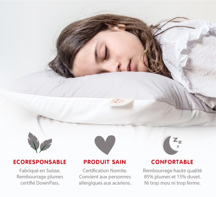 Produktbild Zizzz Premium Gänsedaunenkissen (50x70 cm)