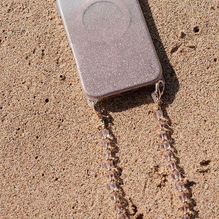 Actual product image Uniq Coehl Candy Gem Handstrap uniwersalny sznurek do telefonu na rękę różowy/pink candy