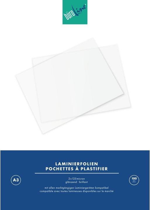Actual product image BüroLine Laminating films (A3, 100 pcs., 125 µm)