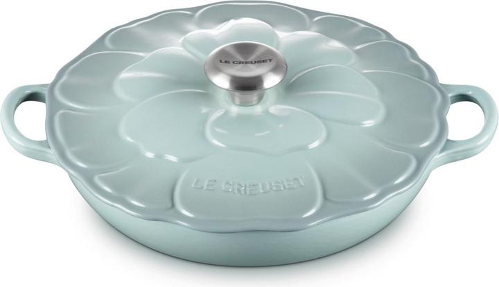 Produktbild Le Creuset Flower Sea Salt (26 cm, Bratpfanne, Gusseisen)