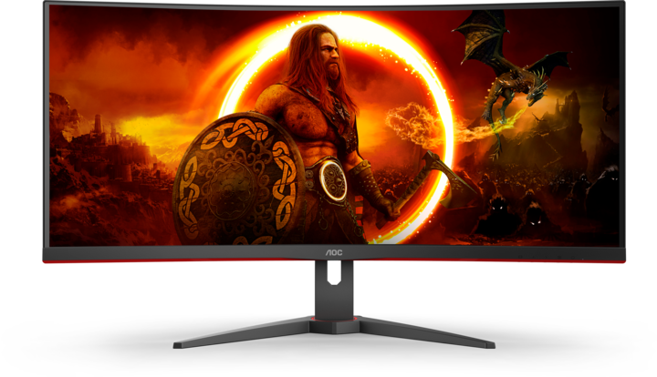 Actual product image AOC CU34G2XE/BK (3440 x 1440 pixels, 34")