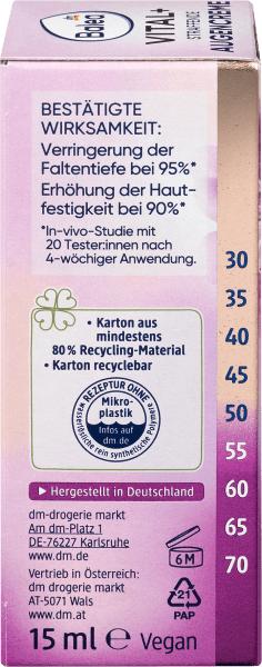 Actual product image dm Balea Vital+ firming eye cream (Eye Care Cream, 15 ml, Day + Night)