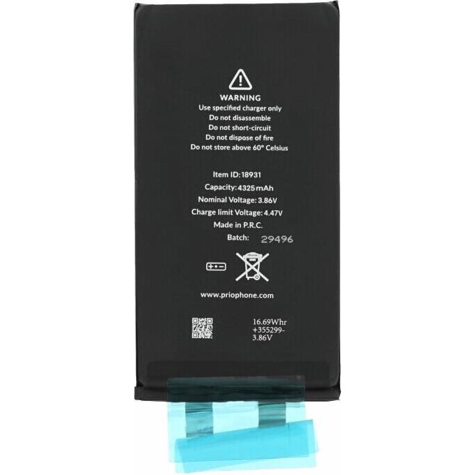 Thumbnail - prio Akkuzelle für iPhone 14 Plus (ohne Flex-Kabel), Smartphone Akku