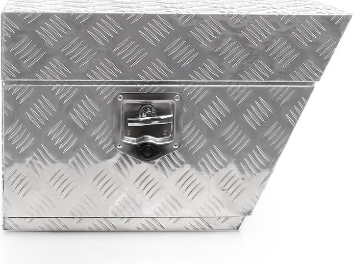 Immagine prodotto XPOtool Sous-caisse de camion en aluminium Droite 60x25x40cm Boîte de timon de rangement 50L, 2 clés