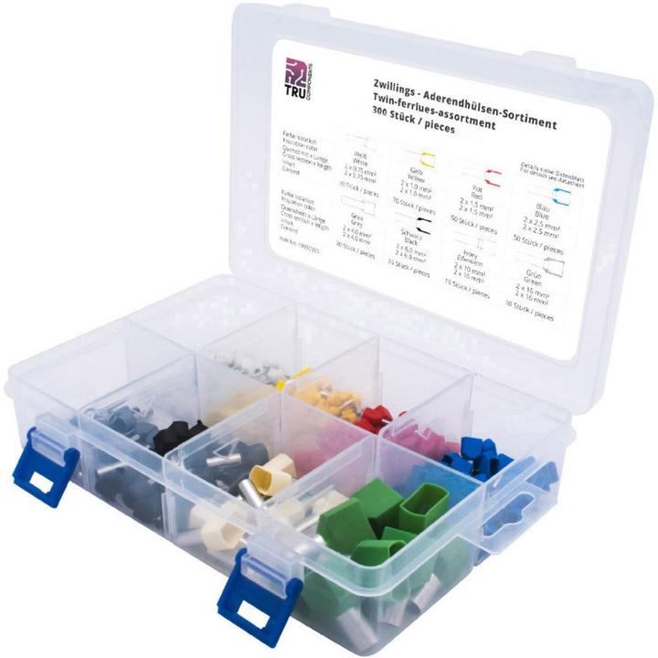 Tru Components Wire end sleeve assortment