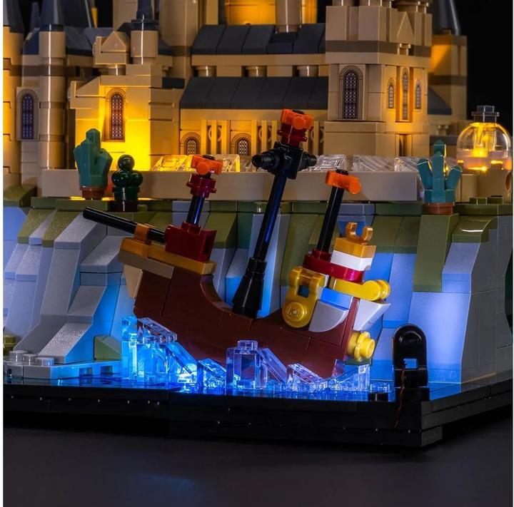 Produktbild Light my bricks LED Licht Set für LEGO 76419 Harry Potter Schloss Hogwarts mit Schlossgelände