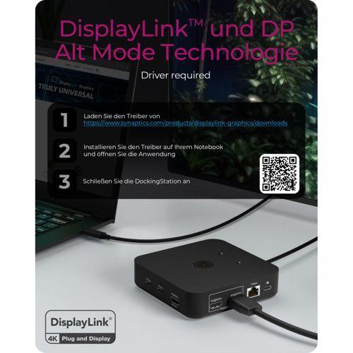 Produktbild Icy Box IB-DK4090-C (USB-C, 12 Ports)