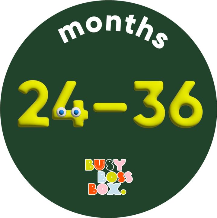 Actual product image Busy Boss Box BusyBossBox 6in1 – Learning Toy Box for Kids 24-36M, boost fine motor skills & creativity