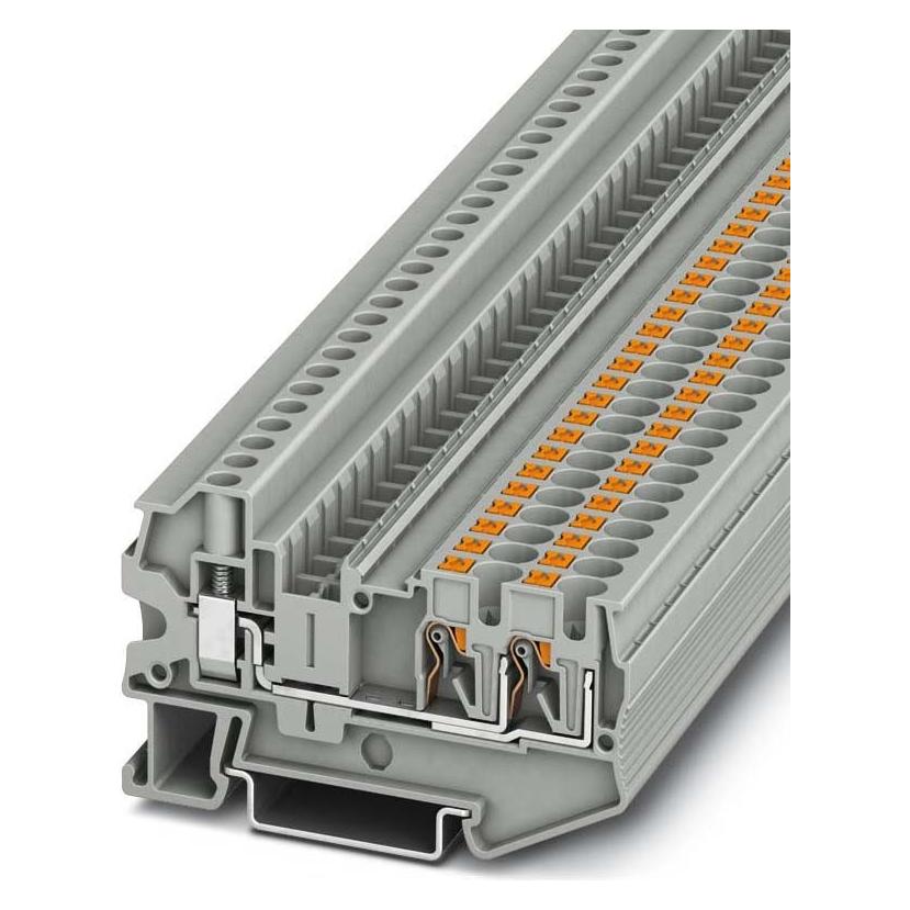 Phoenix Contact Grigio Feed-Through Term Blk - Ptu 4-Twin, Accessori Di Elettronica + Alloggiamento,