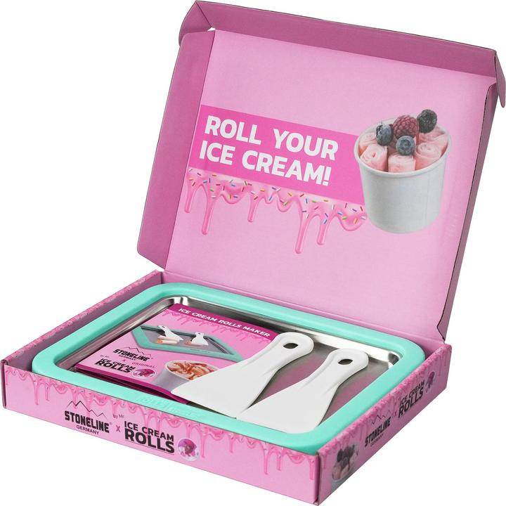 Actual product image Stoneline Ice Cream Rolls Maker, ice cream platter for homemade ice cream | Mint