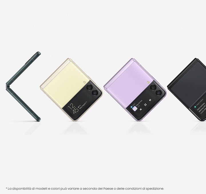Immagine prodotto Samsung Galaxy Z Flip3 5G UE (256 GB, Pomata, 6.70", SIM + eSIM, 12 Mpx, 5G)