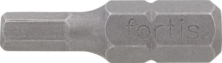 Actual product image Magni Bit tough hard 1/4" DIN3126 C6.3 hexagon socket 10x25mm pack of 10 FORTIS (1/4")