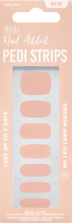 Produktbild Ardell Nail Addict - Pedicure Strips Cafe Latte (Cafe Latte, Farblack)