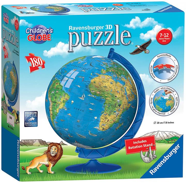 Immagine prodotto Ravensburger Globo 3D XXL per bambini (180 pezzi)