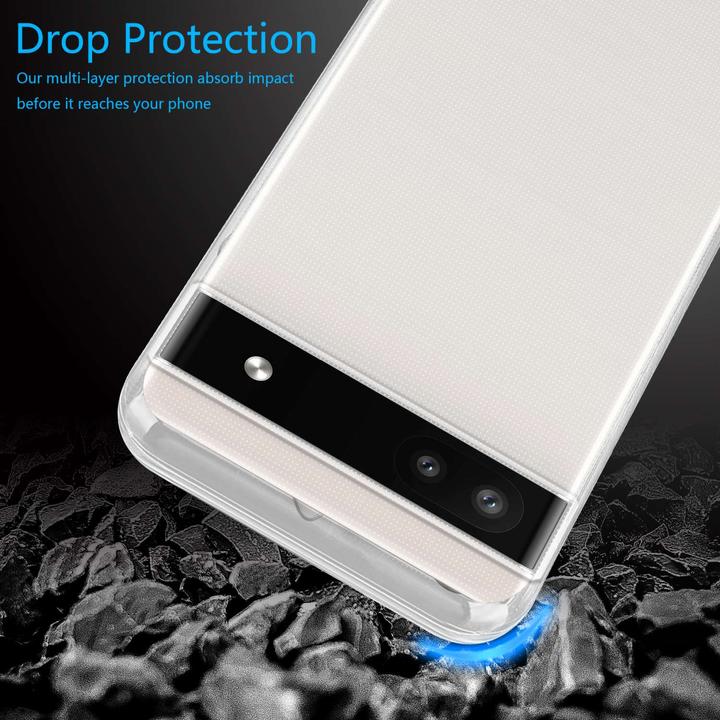 Produktbild Cadorabo TPU Ultra Slim AIR Hülle für Google PIXEL 6A (Google Pixel 6a)