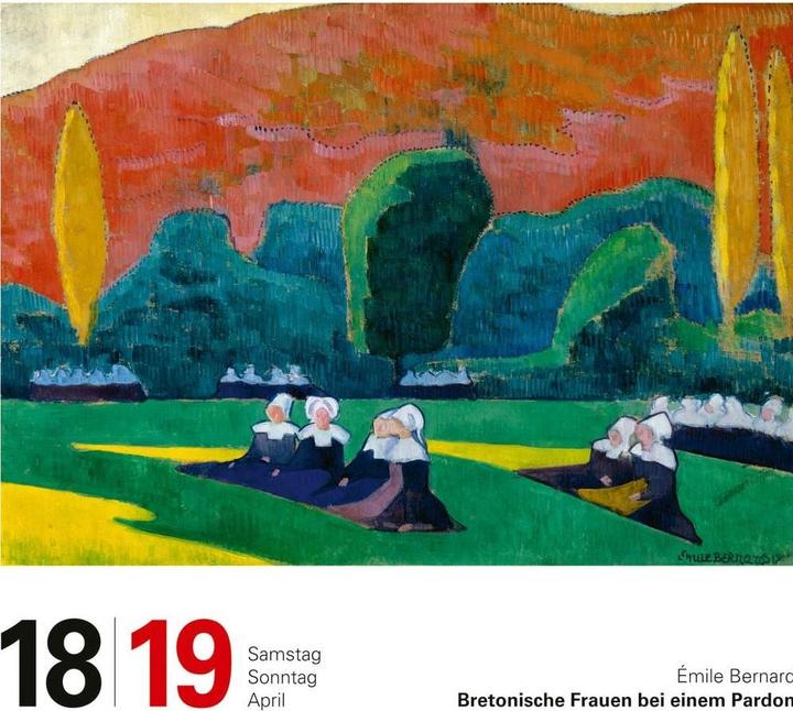 Produktbild Harenberg Kunst Tagesabreisskalender 2026 - Kulturkalender - Künstler, Werke, Museen (Harter Einband, Deutsch)