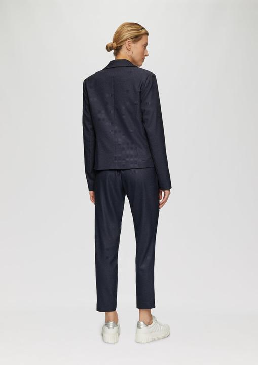Produktbild S.Oliver Indoor-Blazer Fein gepunkteter Blazer mit grossen Taschen (34)