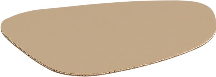 Actual product image Zeller Present Glasuntersetzer-Set Kunstleder 2-farbig 4-teilig 10x12 cm (4x, Glass coaster)