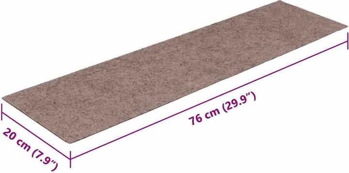Immagine prodotto vidaXL Treppenmatten (20 x 76 cm)