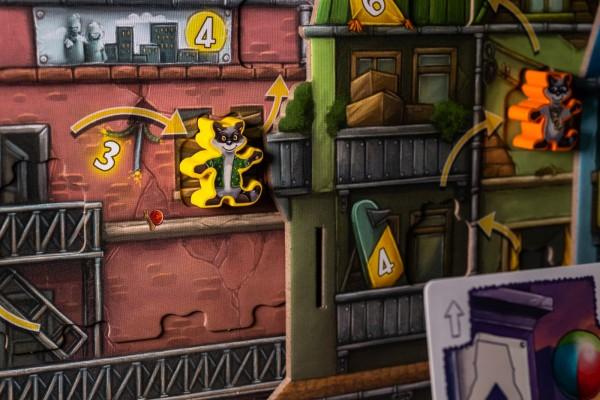 Productafbeelding Pegasus 52156G - Raccoon Robbers - Bordspel, voor 2 tot 4 spelers vanaf 8 jaar (uitgave DE/EN) (Duits)