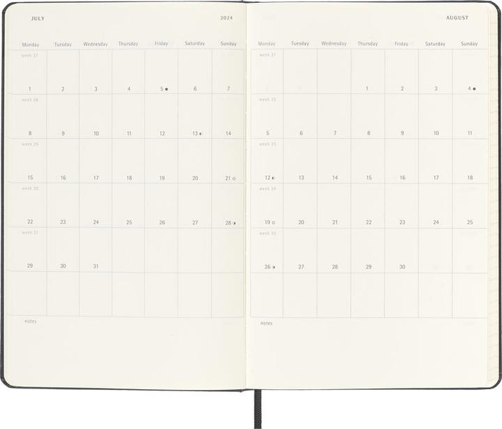 Produktbild Moleskine Schüleragenda (13 x 21 cm, Englisch)