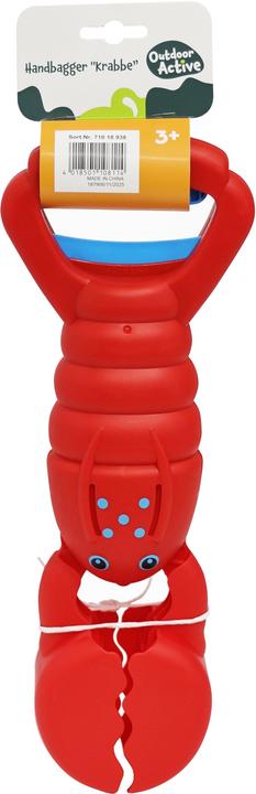 Outdoor Active Pelle à main "Crabe", rouge