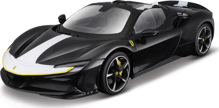 Actual product image Bburago Ferrari Signature SF90 Spider 1/18 black