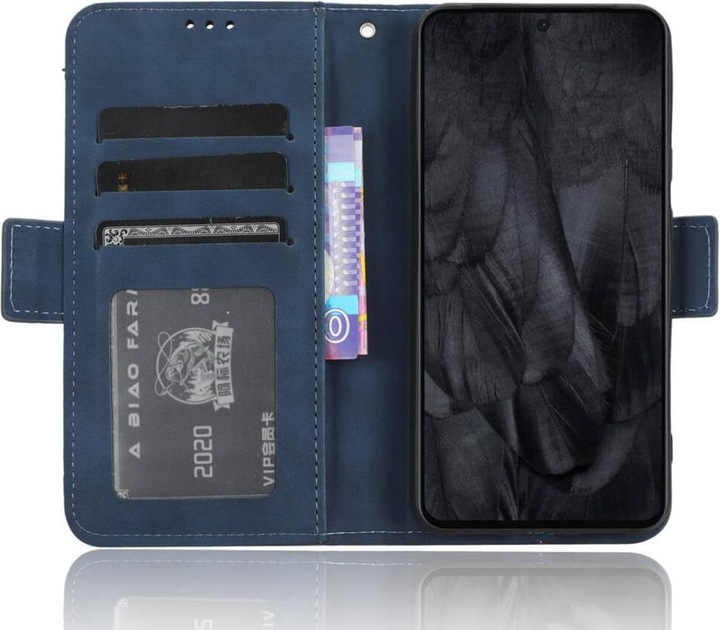 Immagine prodotto Cover-Discount Google Pixel 8 - Custodia con molti scomparti per carte di credito blu (Google Pixel 8)