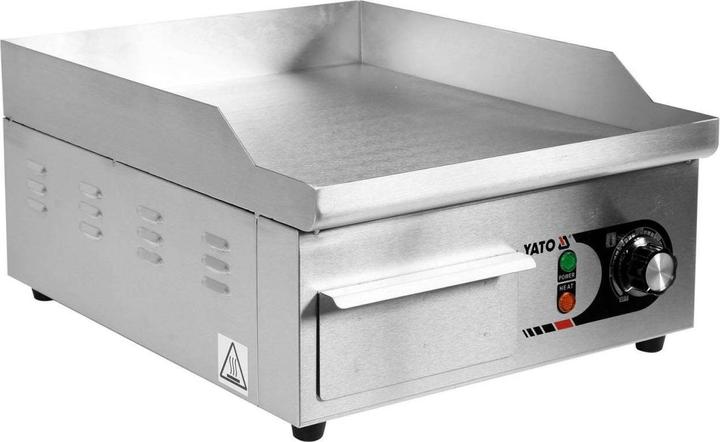 Actual product image Yato Professional Gastro electric griddle | 36x38 cm | smooth | 2000 Watt | Griddle plate Roaster Gri