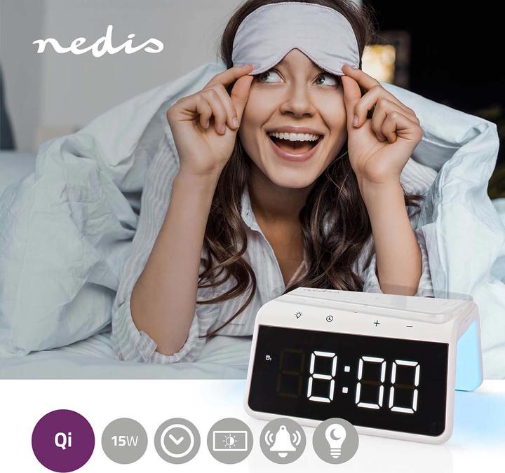 Produktbild Nedis Wecker -Kabelloses Ladegerät