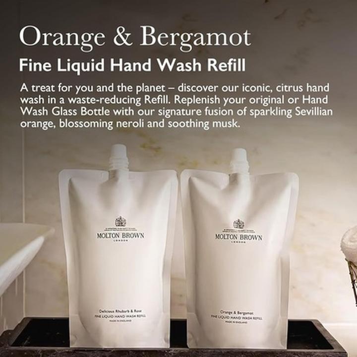 Actual product image Molton Brown Orange & Bergamot (Liquid soap, 400 ml)