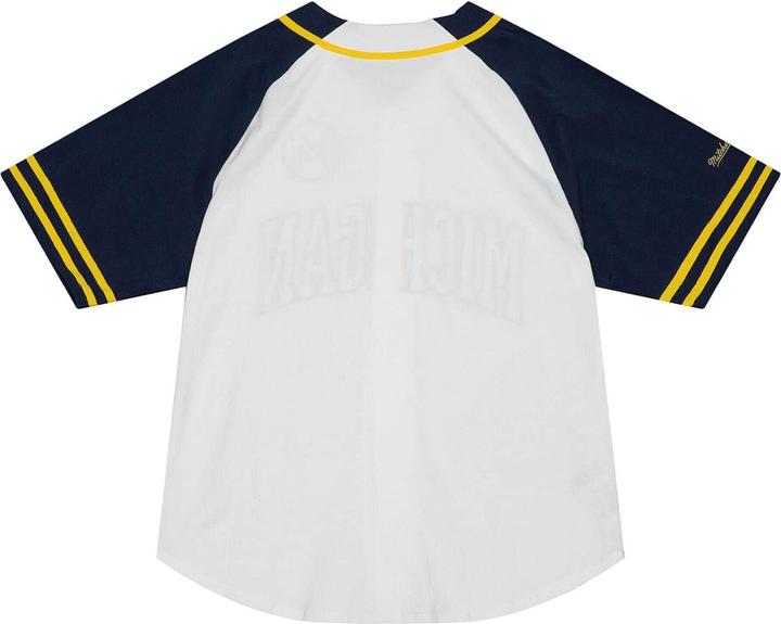 Actual product image Mitchell & Ness Practice Day Jersey - University of Michigan (L)