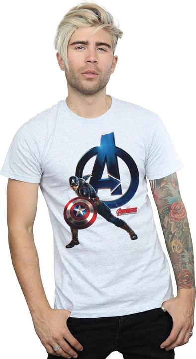 Produktbild Captain America Pose TShirt (3XL)