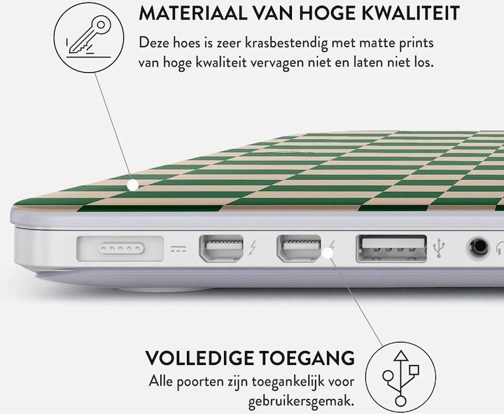 Produktbild Burga Hard Case Apple MacBook Air M2 A2681 - Ivy League (13.60", Apple)