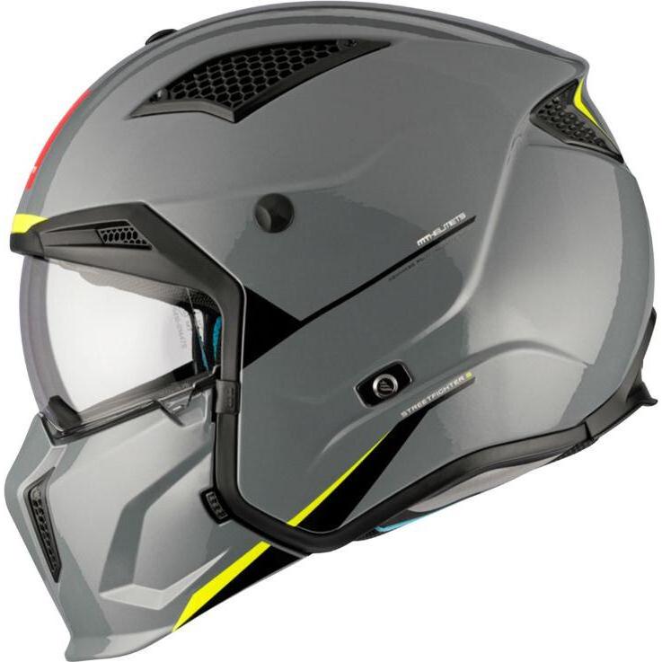 Thumbnail - MT Helmets, Motorradhelm, motorrad-cross-helm mit abnehmbarem kinnteil und umwandelbarem visier streetfighter sv uni (ec...