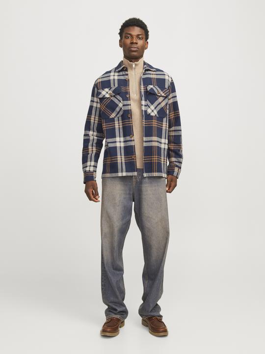 Image du produit Jack & Jones Jprraymond Melange Check Ls Overshirt Sn (M)